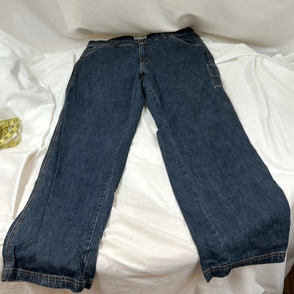 Columbia Straight Leg Dark Denim Jeans Size 14 - Picture 2 of 9